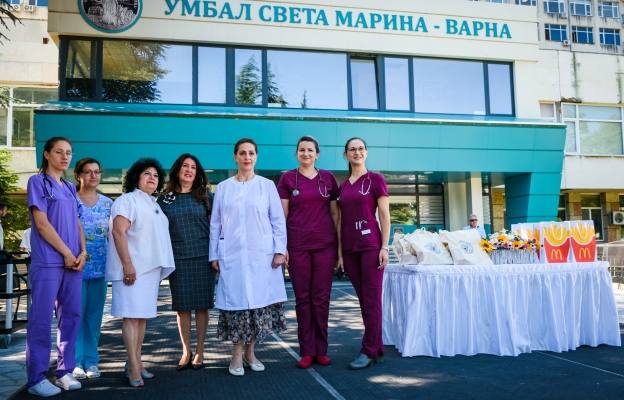 Херо Мустафа посети и УМБАЛ „Св. Марина