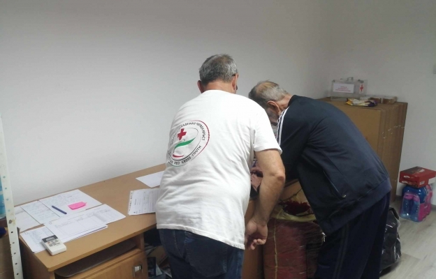 БЧК помага на пострадал при пожар