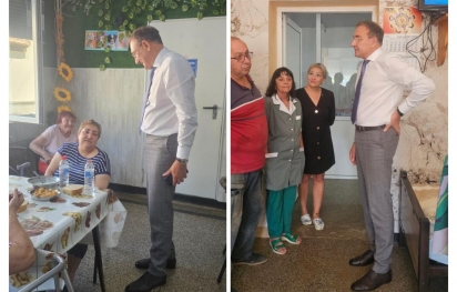 Гуцанов с проверка на дома в Бистрица