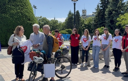 На колело за донорството