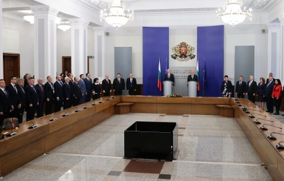 Предадоха властта на кабинета  Желязков  